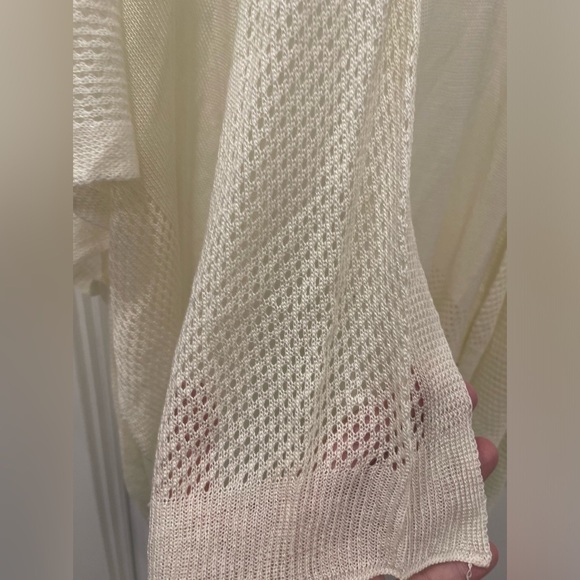 Vince Camuto Boho Open-Front Mesh Ruana Top..Size O/S - Picture 8 of 12